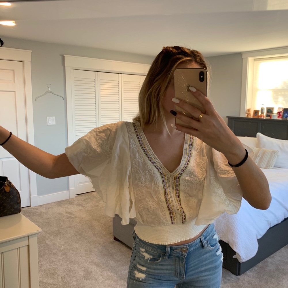 FREE PEOPLE FLOWY TOP